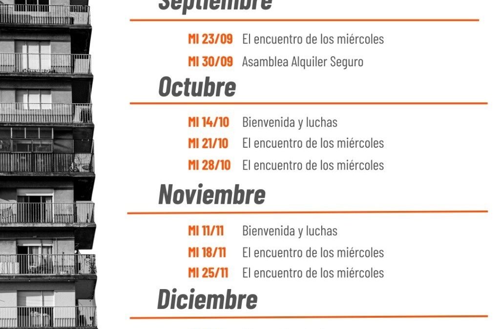 Calendario Inquilino (Sep-Dic 2026)