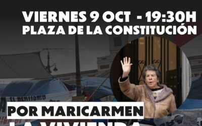 Concentración por Maricarmen y hacia la Huelga General