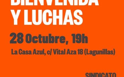 Bienvenida y Luchas. 28 de octubre